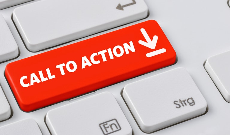 Website Design Tips - Call to Action