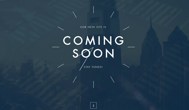 landing page - Launching Soon Page