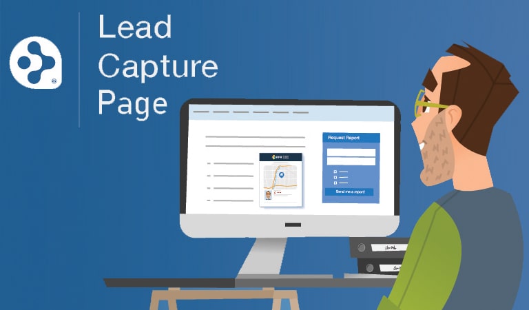 landing page - Lead Capture page