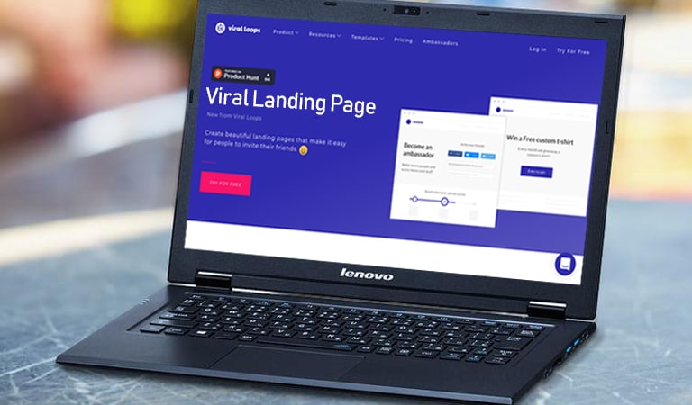 landing page - Viral Landing Page