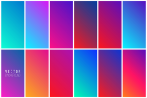 use vibrant colors website design