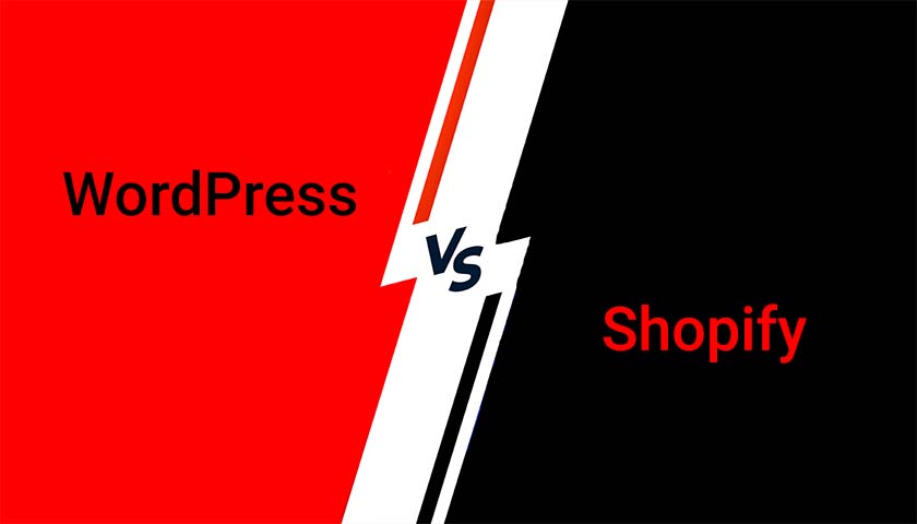 wordpress vs shopify differences and similarities