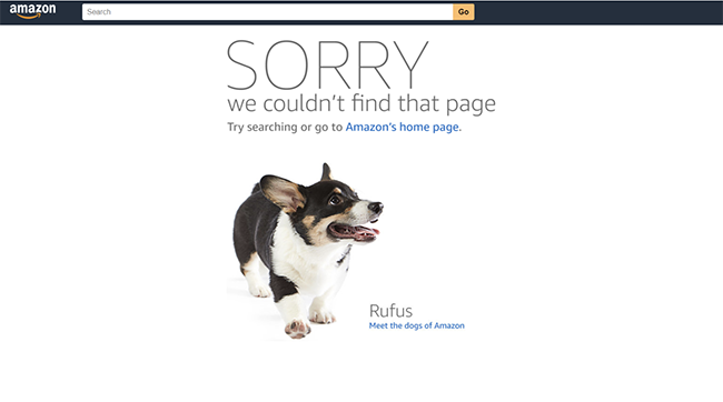 amazon 404 error page design