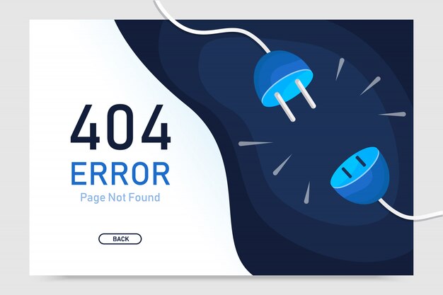real 404 page design