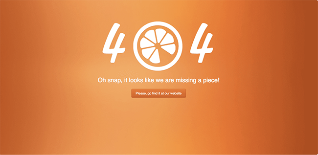 best page design for 404 error page