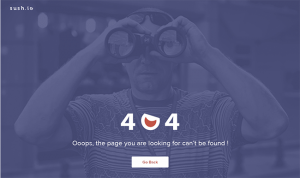 easy design for 404 error page