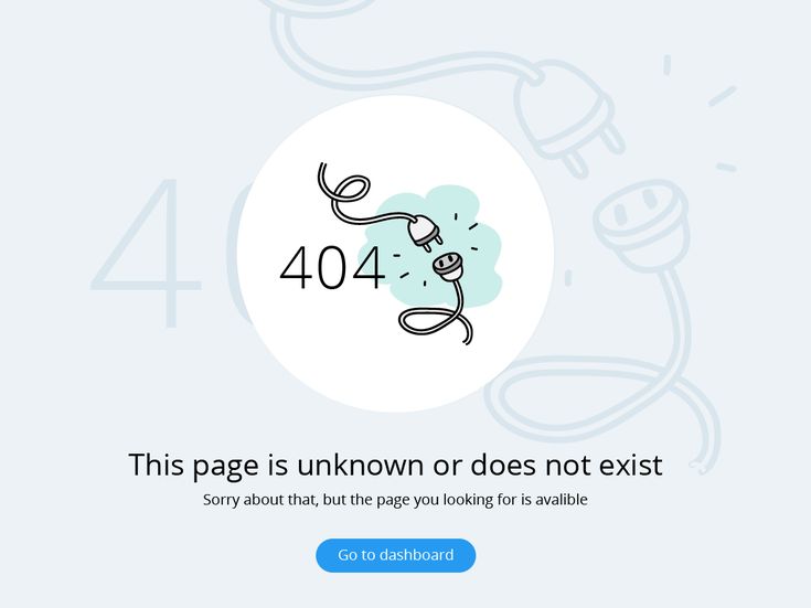 404 error page design trend use link to other pages