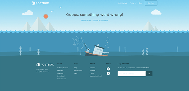 show a scene in 404 page design