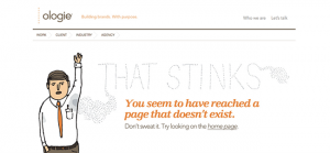 special design 404 error page