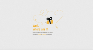 creative design 404 error page