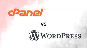 cpanel vs wordpress