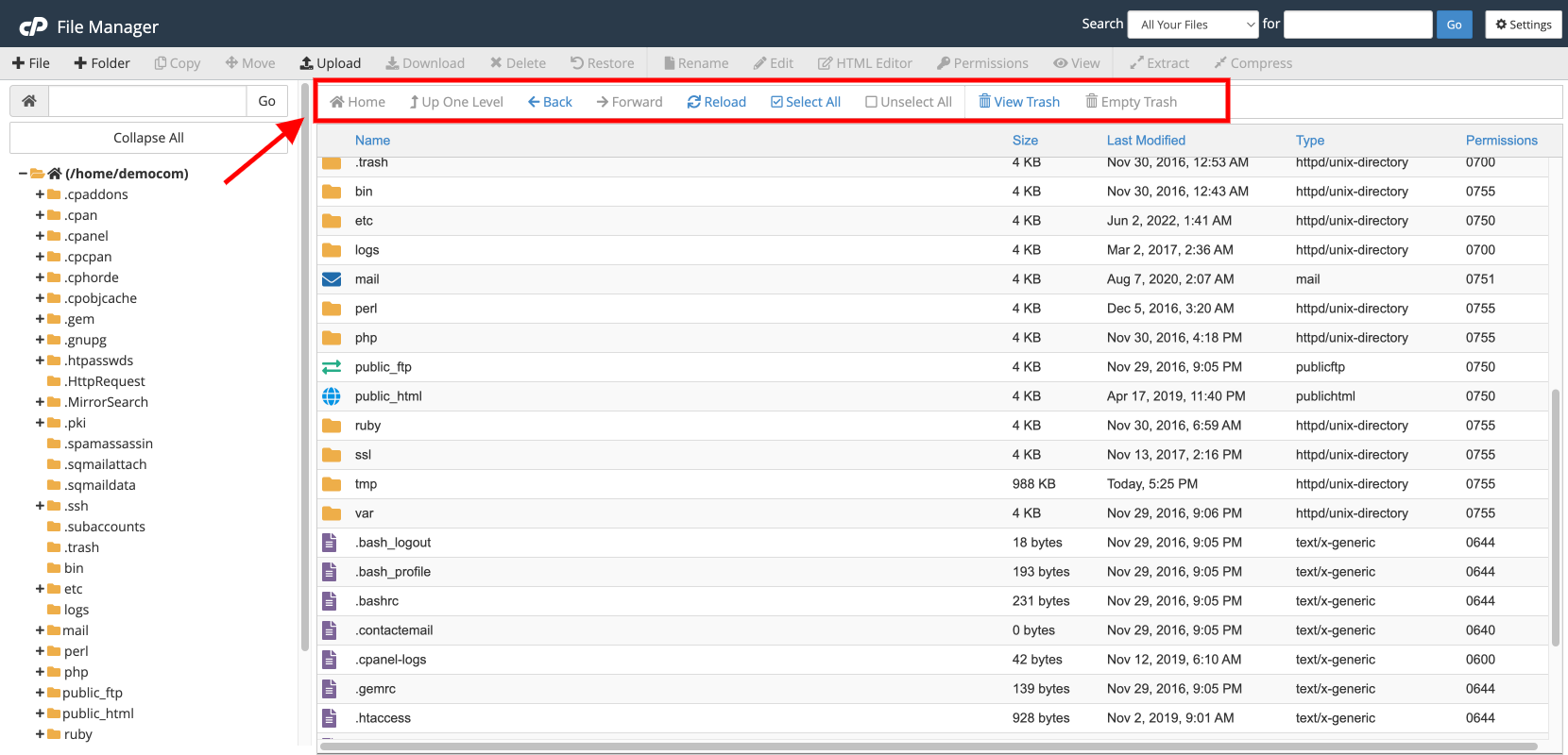 file manager in cpanel tutorial