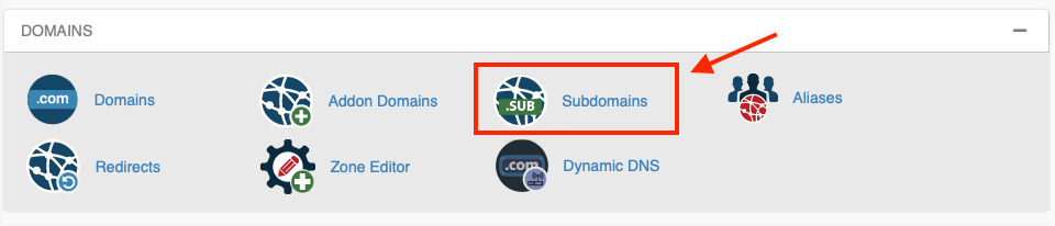how to create subdomain in cpanel