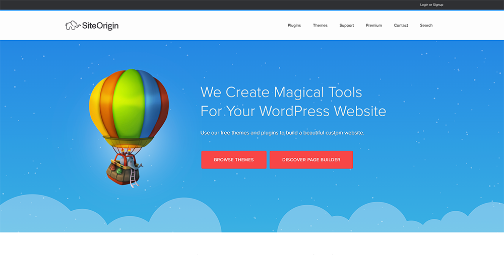 SiteOrigin wordpress builder