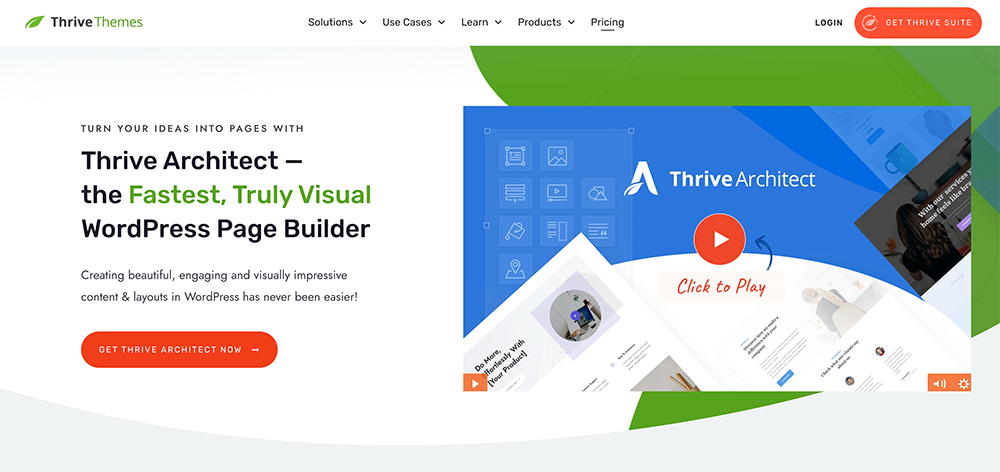 Thrive wordpress builder