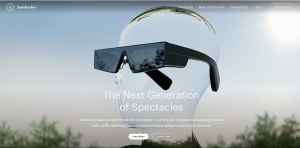 spectacles best ecommerce web design example