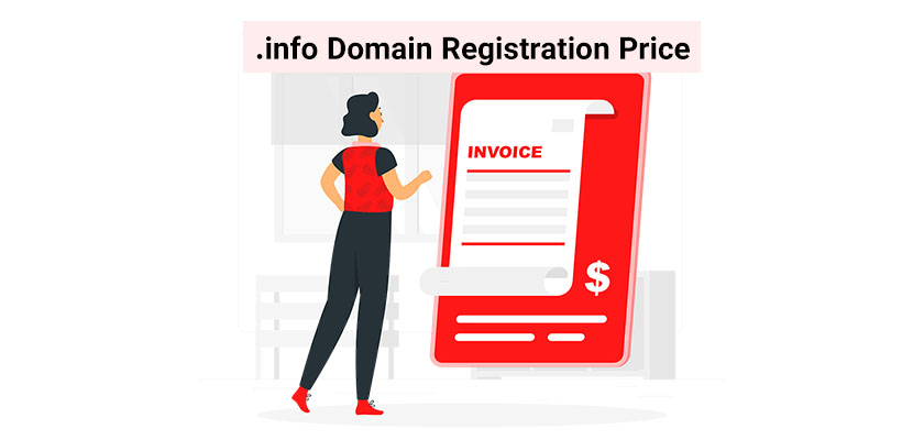 info domain registration price