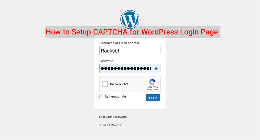 activate google recaptcha wordpress login page