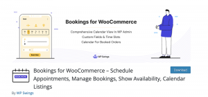 bookings plugin for woocommerce