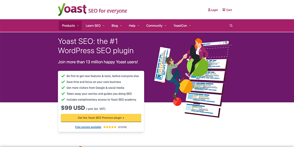 yoast seo wordpress plugin