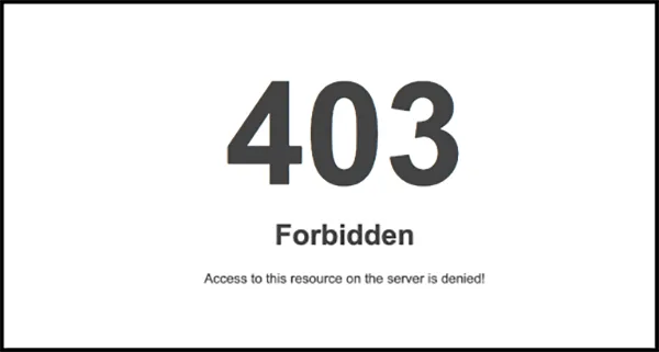 Preventing 403 Errors in the Future