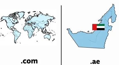 COM vs .AE | Choosing the Best Domain Extension for Your Business in 2025