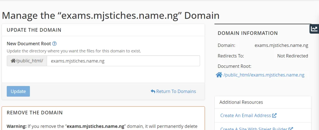 B) When Should You Change a Subdomain’s DocumentRoot?