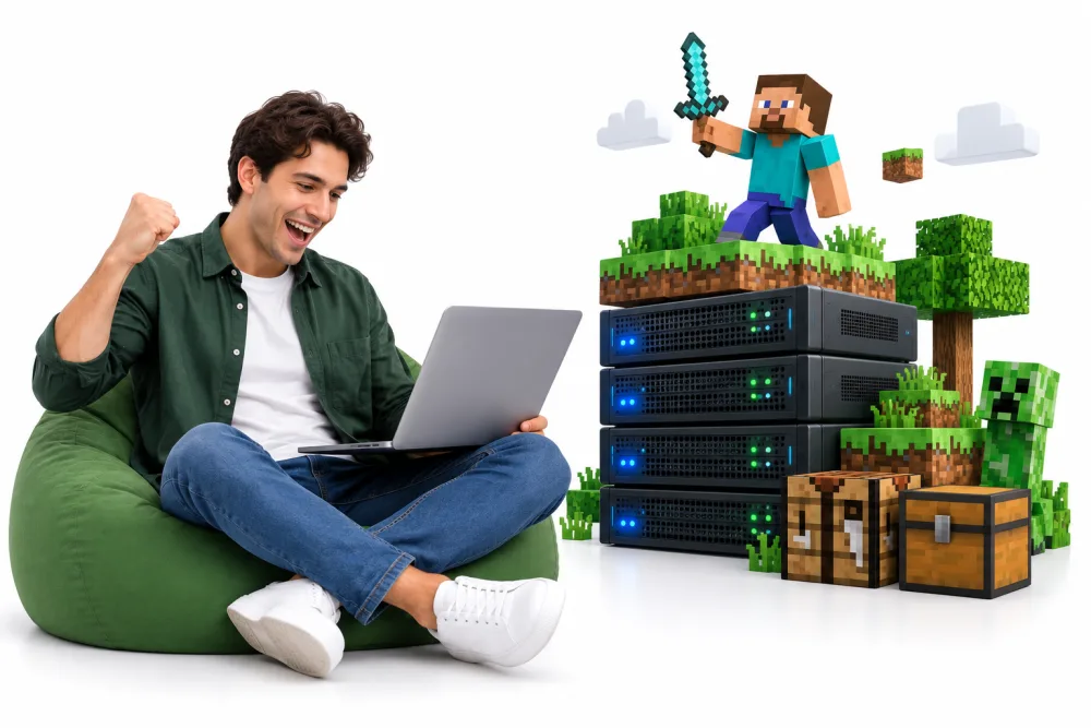 Fast low-lag Minecraft server hosting - Rackset