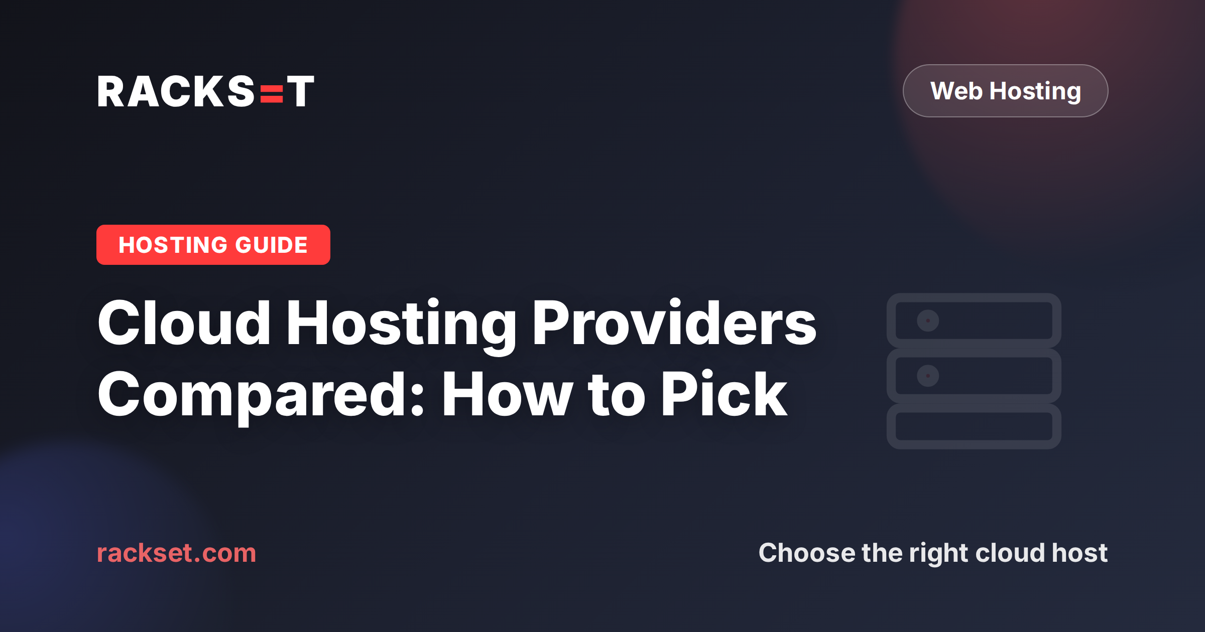 Cloud hosting providers compared