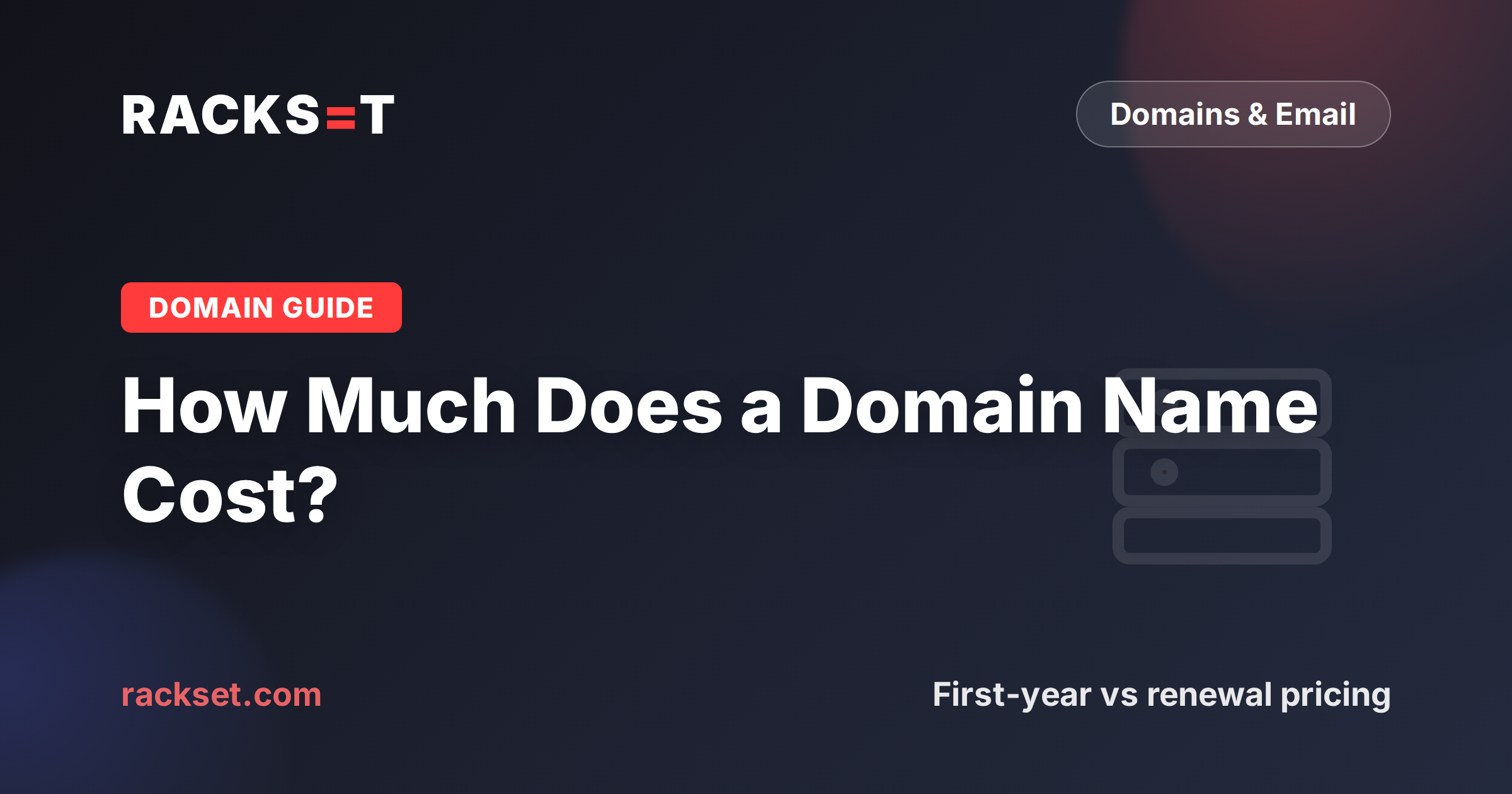 How much does a domain name cost
