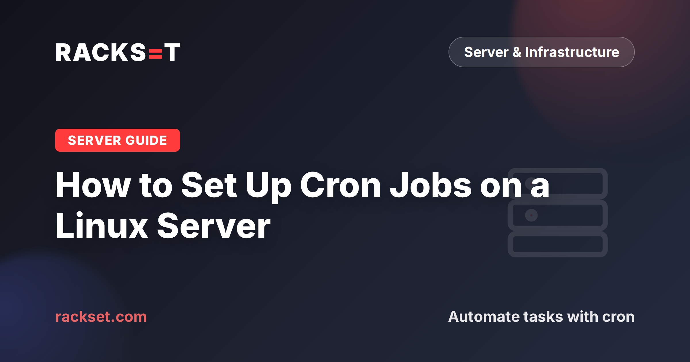 How to set up cron jobs on Linux